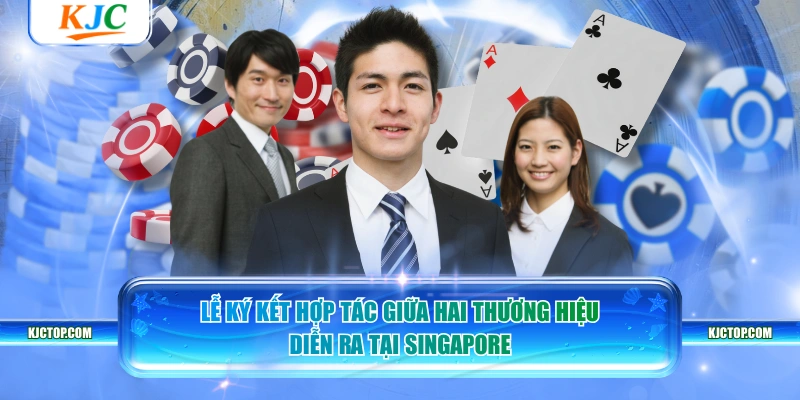 Lễ ký kết hợp tác giữa hai thương hiệu diễn ra tại Singapore